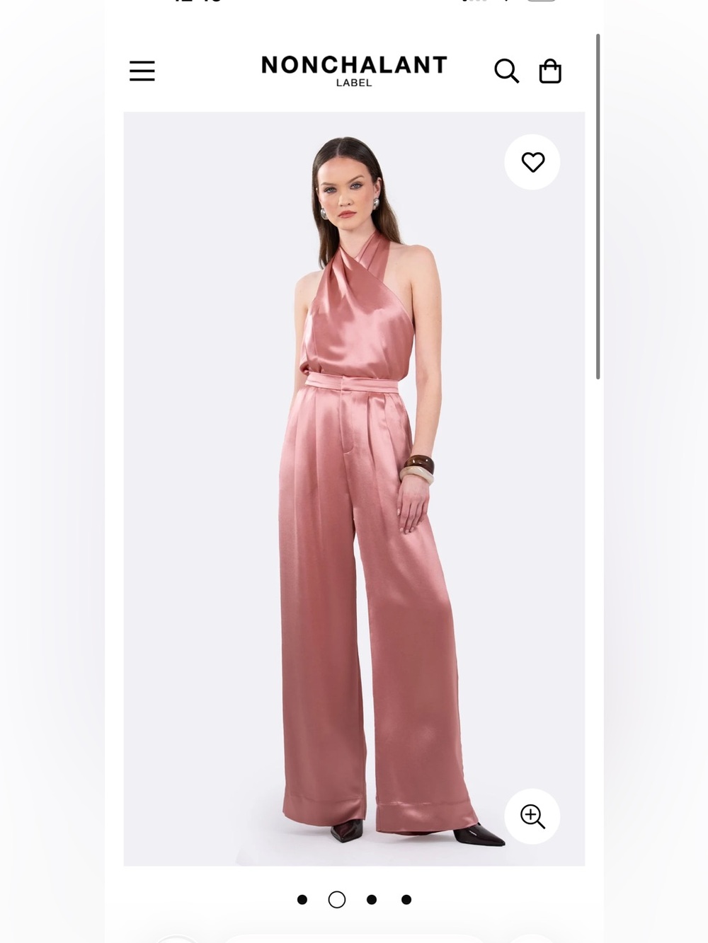 NONCHALANT LABEL Sable Top dusty rose